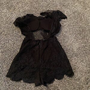 Cute mini see through romper lace shorts. New*bebe great quality. Size S